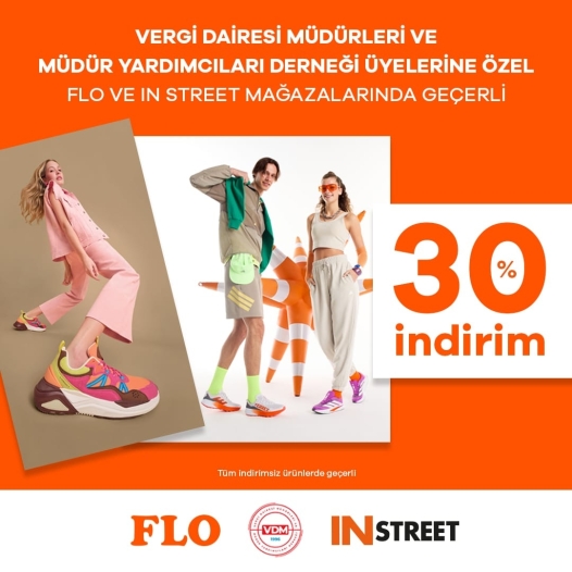 FLO ve IN STREET mağazaları ile indirim anlaşması