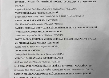 Medical Park Hastaneler Grubu ile İndirim Anlaşması