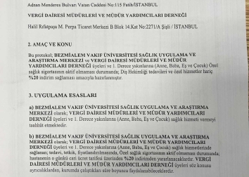 Bezmiâlem Vakıf Üniversitesi Hastanesi ile indirim anlaşması