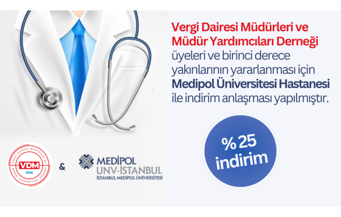 Medipol Üniversitesi Hastanesi ile indirim anlaşması